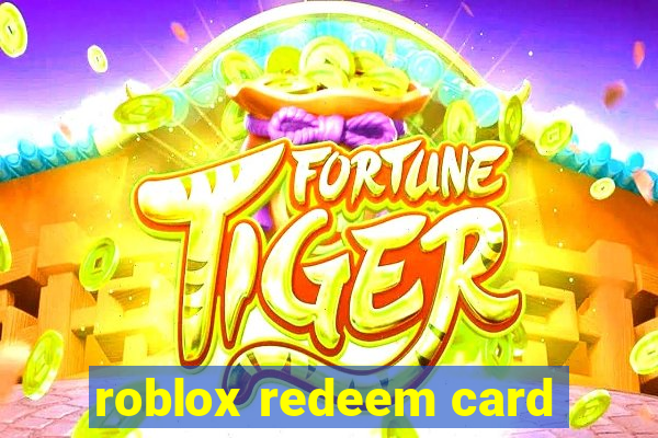 roblox redeem card