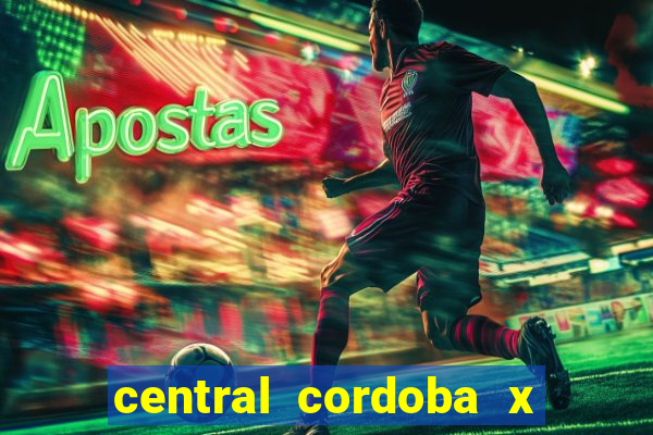 central cordoba x estudiantes palpite