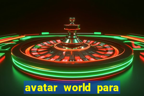 avatar world para colorir e imprimir