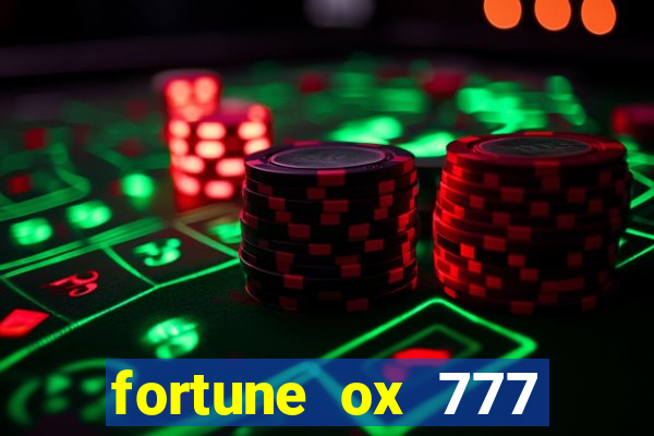 fortune ox 777 fortuna 77