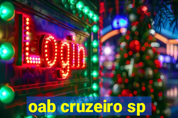 oab cruzeiro sp