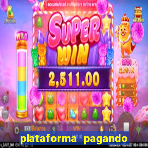 plataforma pagando no cadastro fortune tiger