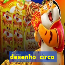 desenho circo digital para colorir