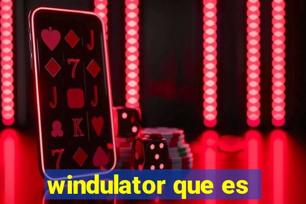 windulator que es