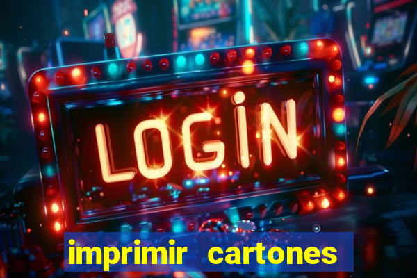 imprimir cartones de bingo