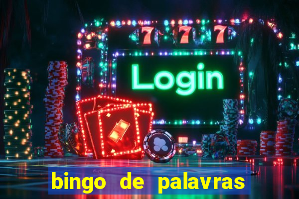 bingo de palavras de natal