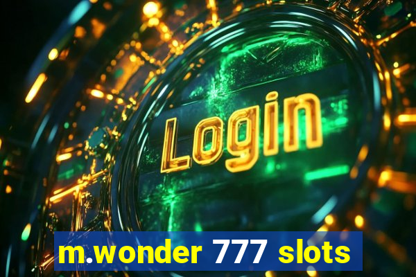 m.wonder 777 slots