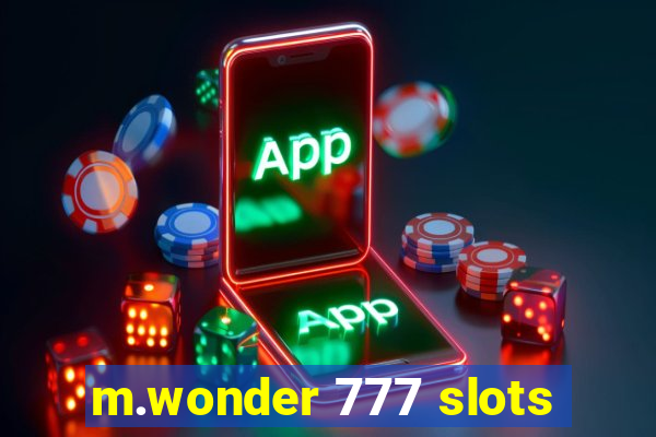 m.wonder 777 slots