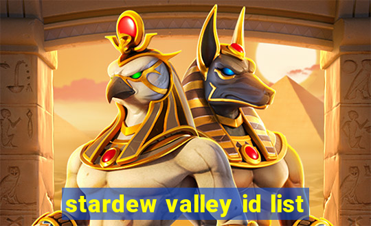 stardew valley id list