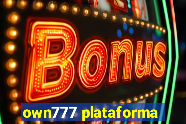 own777 plataforma