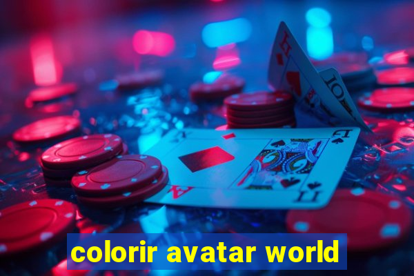 colorir avatar world