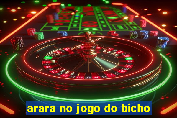 arara no jogo do bicho