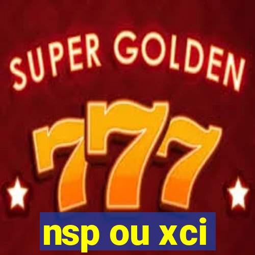 nsp ou xci