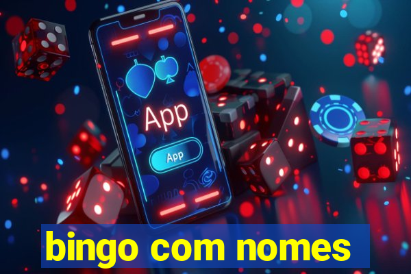 bingo com nomes