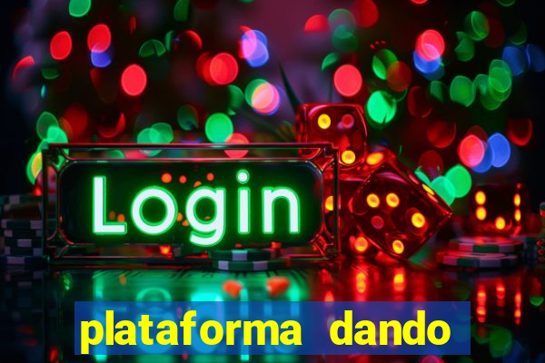 plataforma dando bonus de cadastro