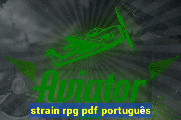 strain rpg pdf português