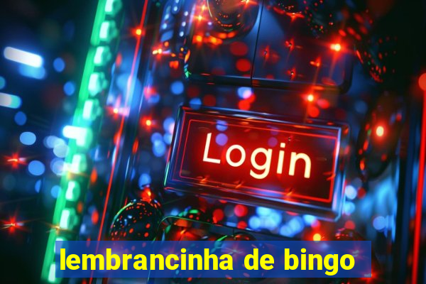 lembrancinha de bingo