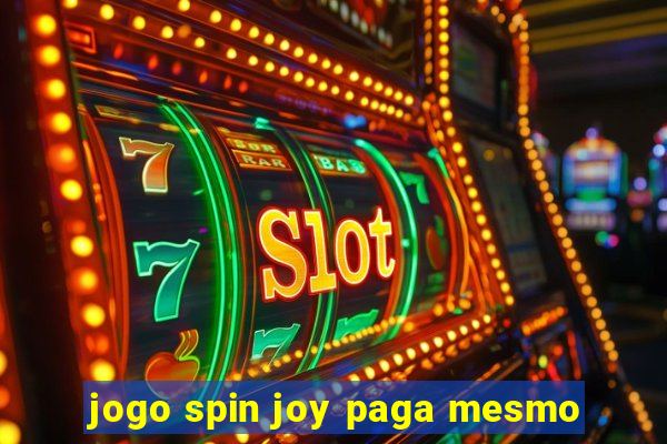 jogo spin joy paga mesmo