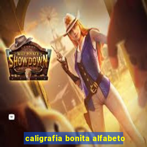 caligrafia bonita alfabeto