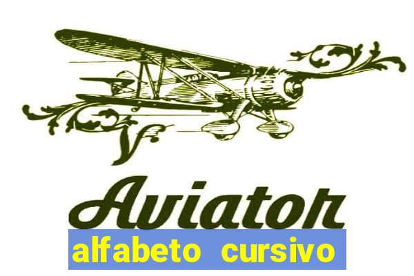 alfabeto cursivo pontilhado para imprimir pdf