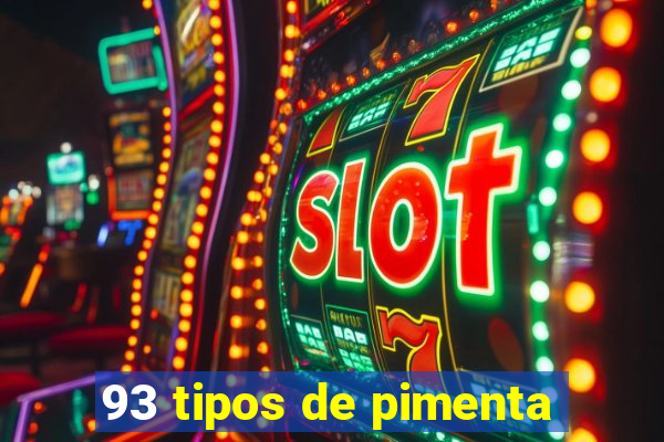 93 tipos de pimenta