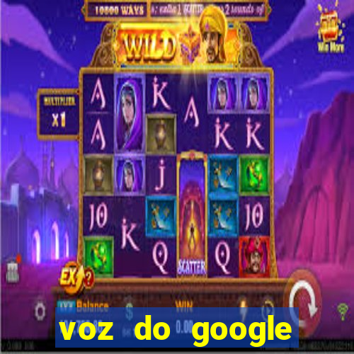 voz do google tradutor homem