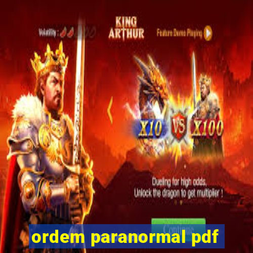 ordem paranormal pdf