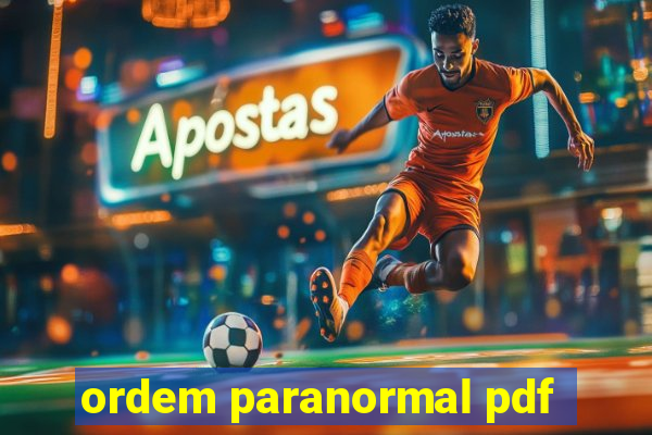 ordem paranormal pdf