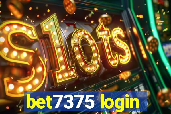 bet7375 login