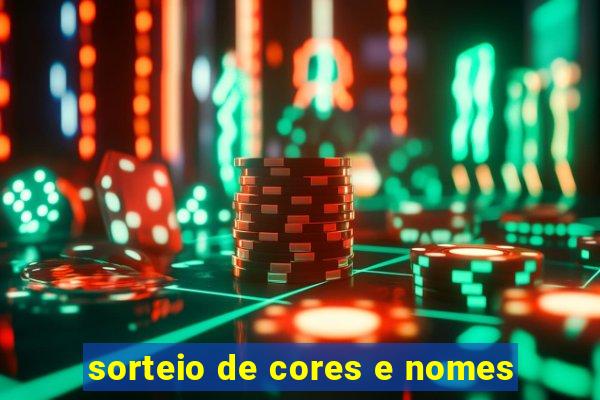 sorteio de cores e nomes