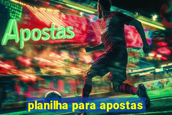 planilha para apostas