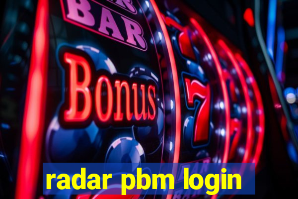 radar pbm login