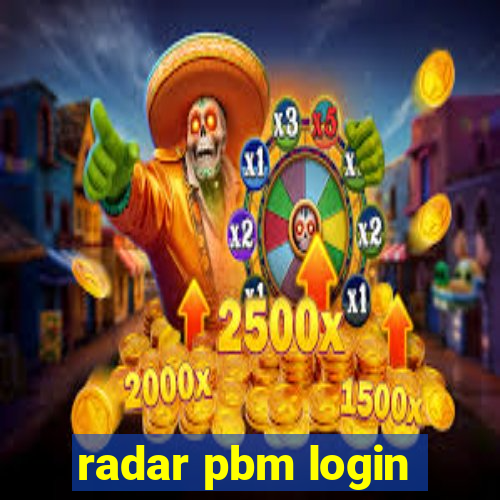 radar pbm login