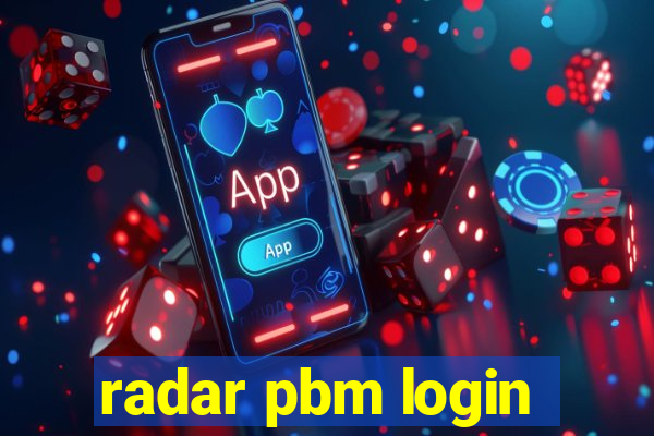 radar pbm login