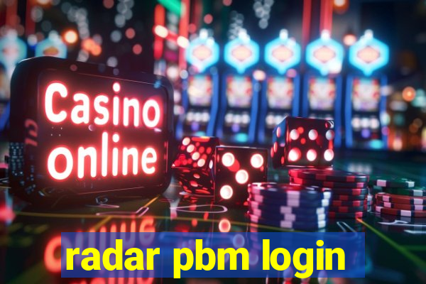 radar pbm login