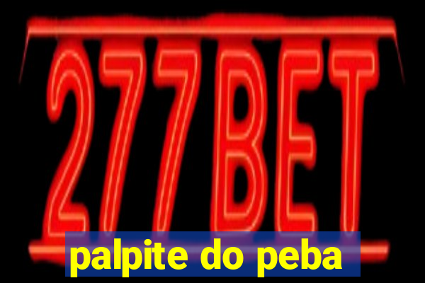 palpite do peba