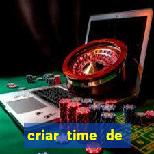 criar time de futebol simulador