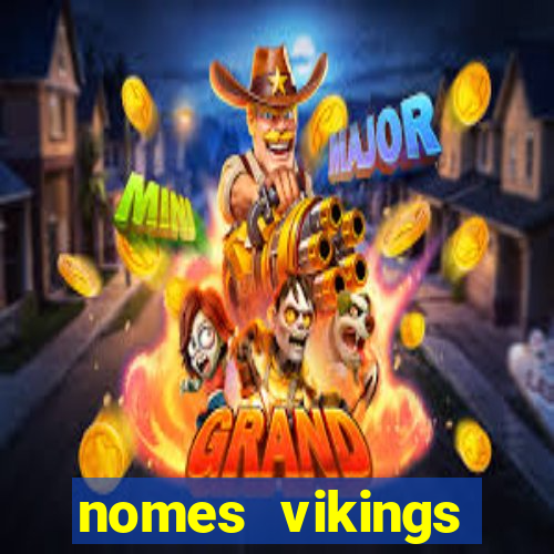 nomes vikings masculinos e significados