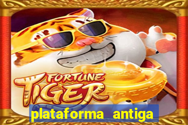 plataforma antiga de jogos