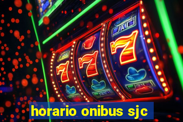 horario onibus sjc