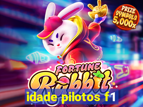 idade pilotos f1