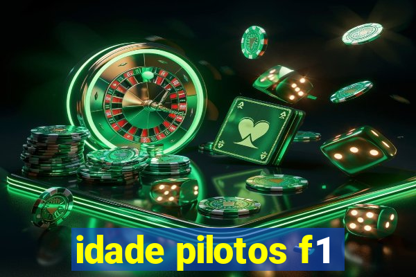 idade pilotos f1