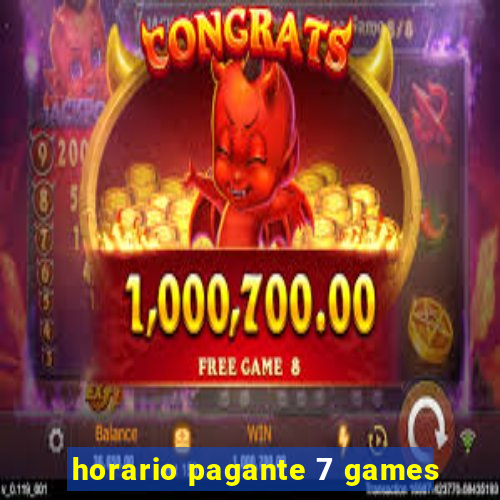 horario pagante 7 games