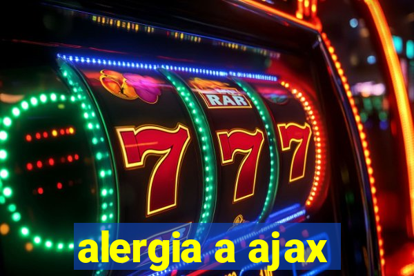 alergia a ajax