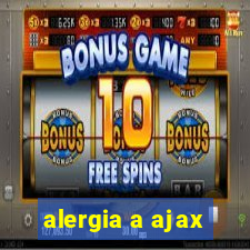 alergia a ajax