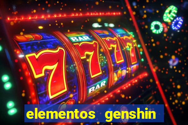 elementos genshin impact fraquezas