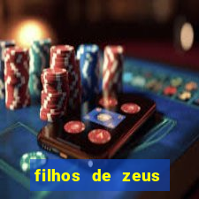 filhos de zeus mitologia grega