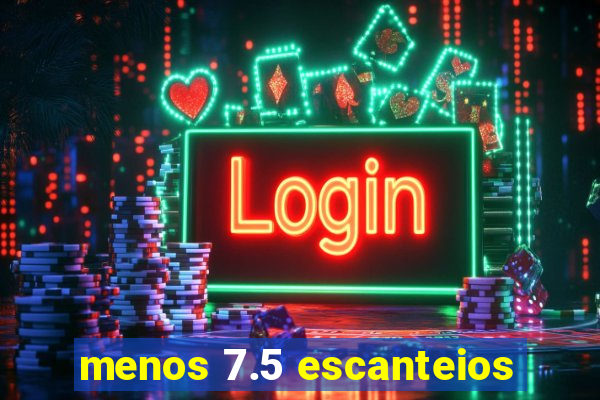 menos 7.5 escanteios