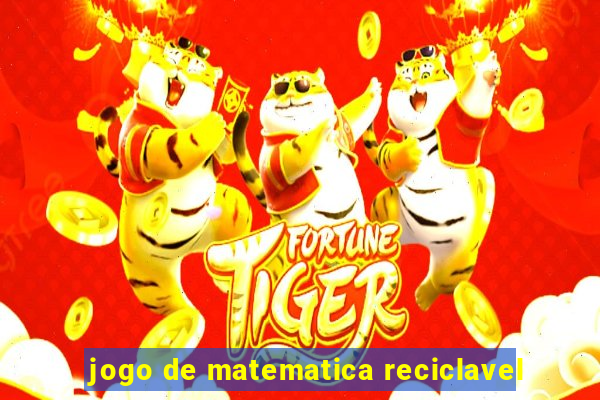 jogo de matematica reciclavel