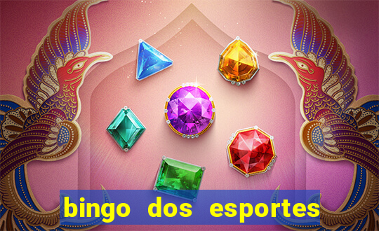 bingo dos esportes para imprimir